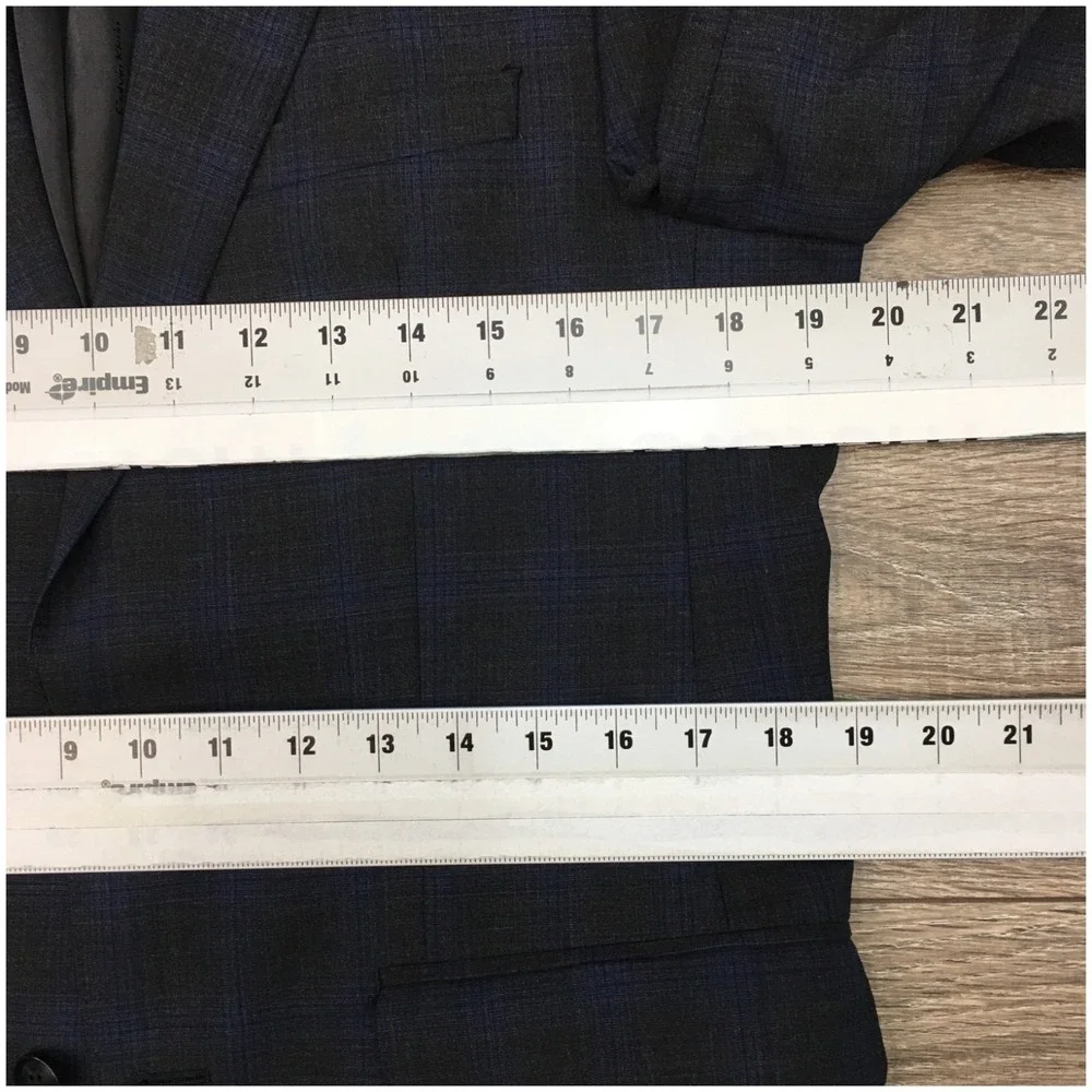 CALVIN KLEIN Mens Blazer Sport Coat Casual‎ Jacket Size 38R Slim Fit Wool Suit